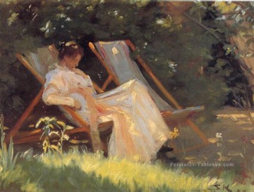  1893 Peintre - Marie en el jardin 1893 Peder Severin Kroyer